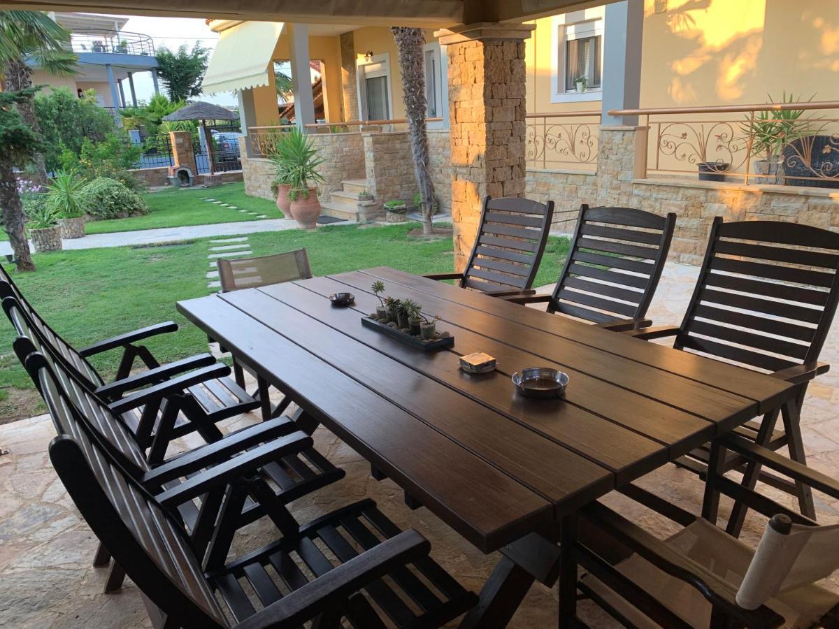 Апартаменты Doormat# Wait 'N Sea, Jacuzzi, Luxury Stone House Эпаноми Экстерьер фото